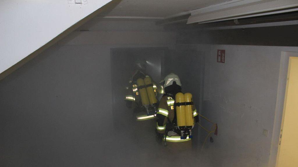 Übung Feuerwehr Grödig