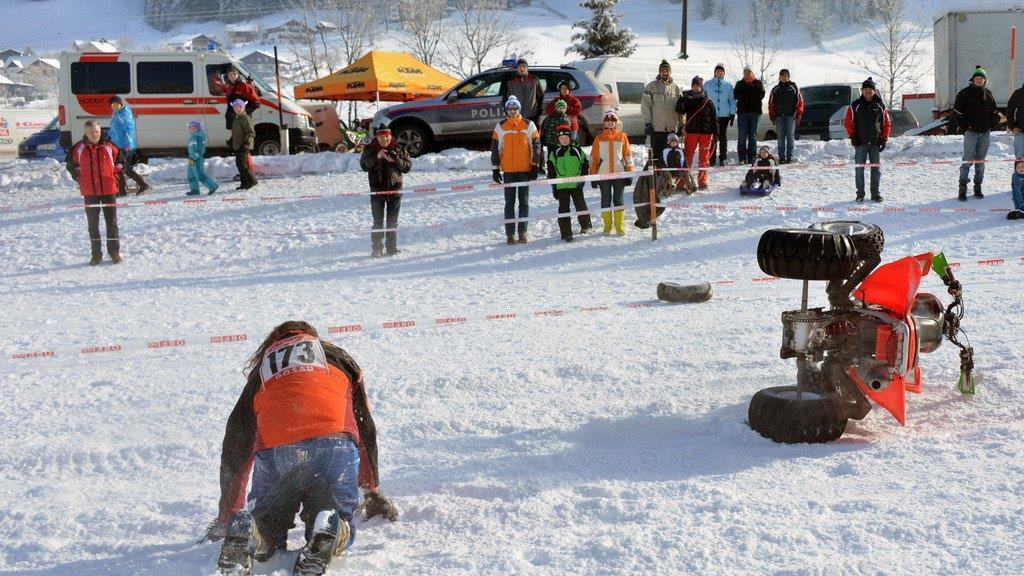 Wintermotocross in Gosau