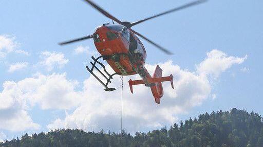 Hubschraubereinsatz am Hochstaufen