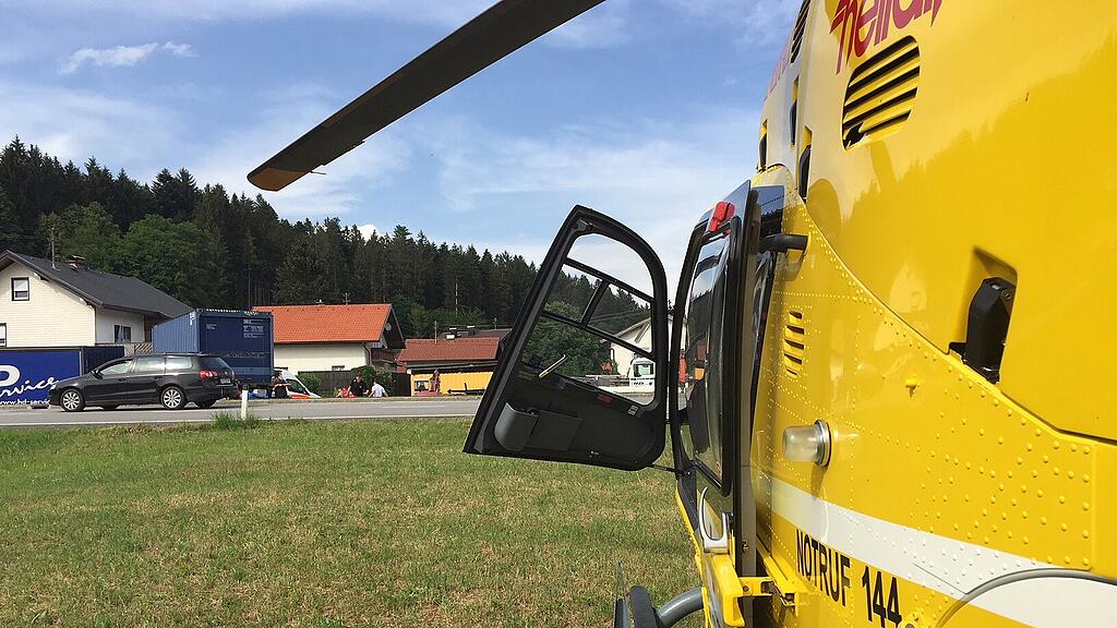 Der Biker erlitt schwere Verletzungen.