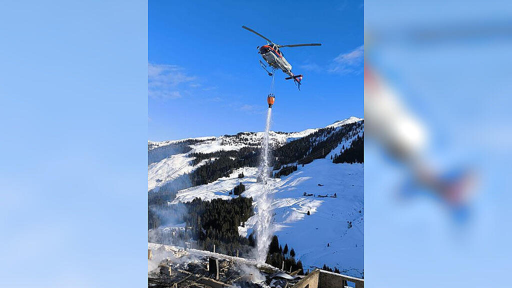 Almhüttenbrand in Hinterglemm