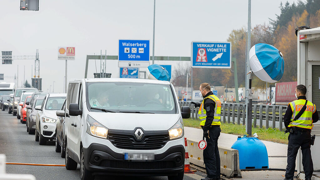Deutsche Reisewarnung: Polizeikontrollen am Walserberg, symb_Grenzkontrolle