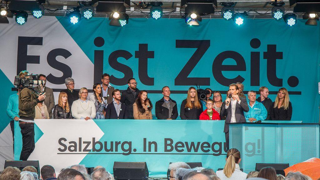 Sebastian Kurz in Salzburg