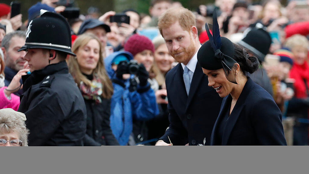 Royals auf Weg zum Weihnachtsgottesdienst