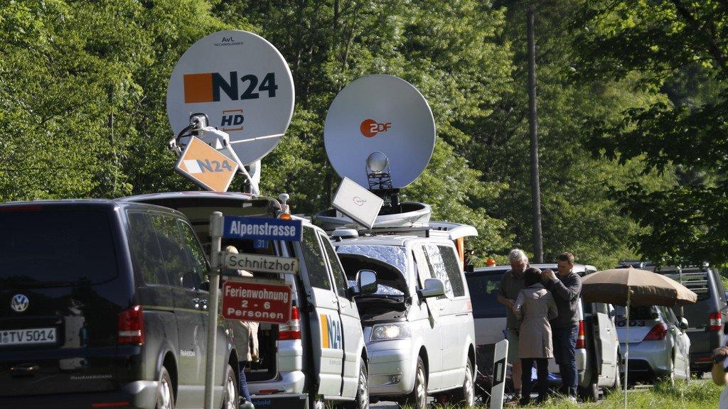Medienandrang am Untersberg enorm