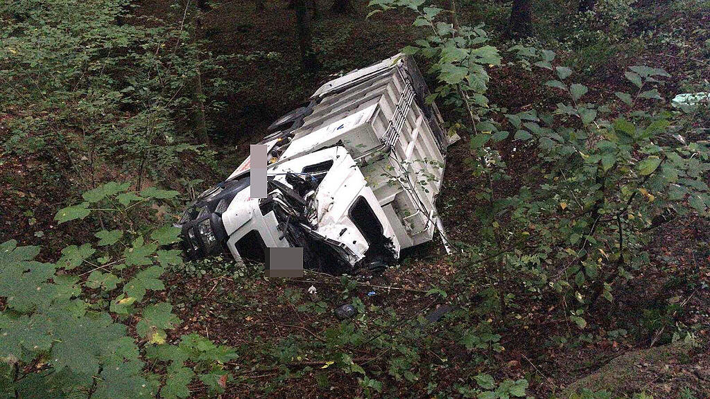 Lkw-Absturz Hallwang