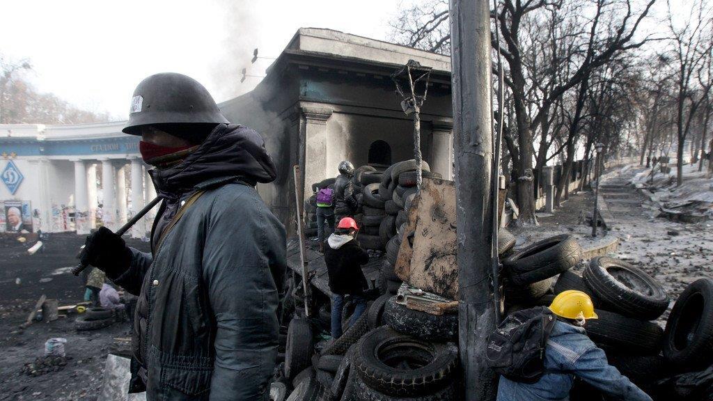 Machtkampf in der Ukraine: Proteste in Kiew
