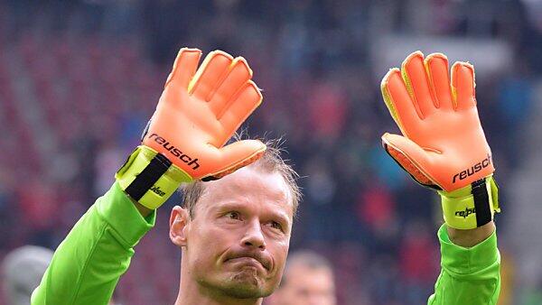 Manninger bei seiner Verabschiedung in der letzten Runde
