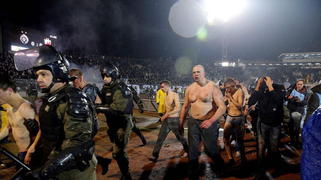 Blutiges Belgrad-Derby
