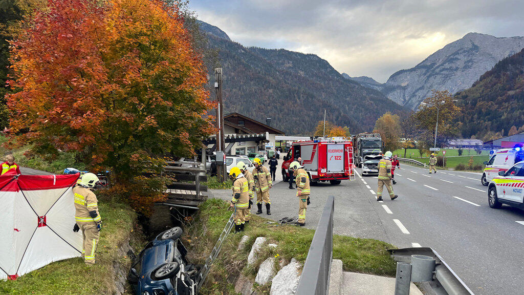 Crash Mopedauto Saalfelden