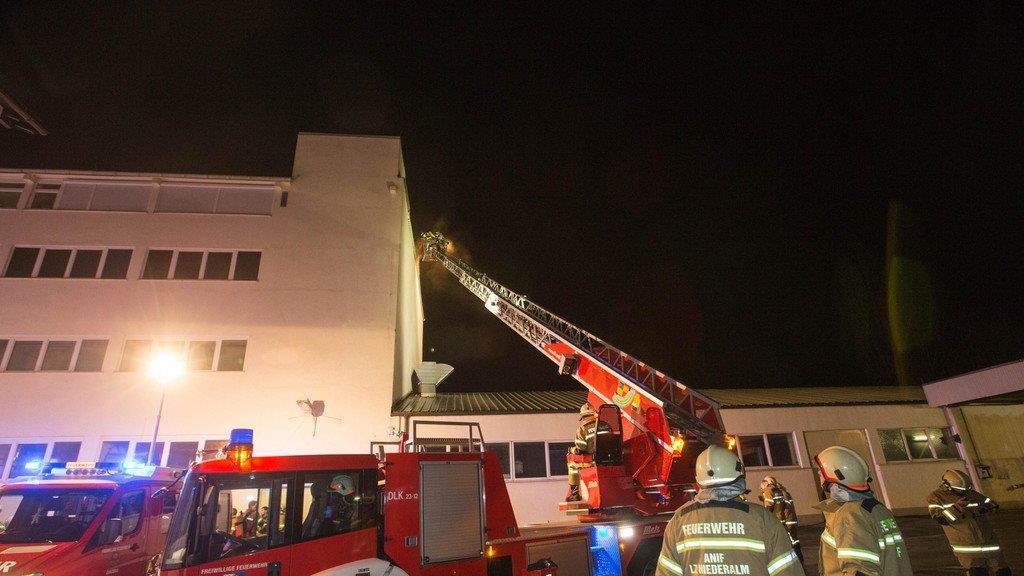 Brand bei Salzburg Schokolade in Grödig, II
