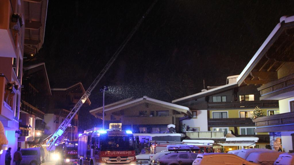 Hotelbrand in Saalbach-Hinterglemm