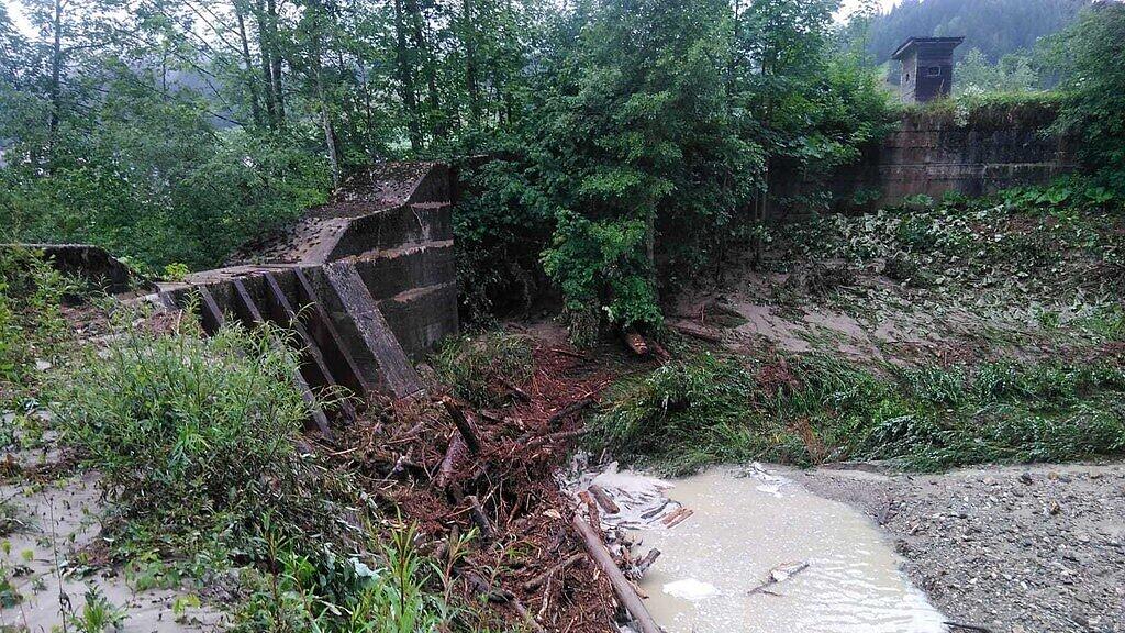 Hochwassersch\u00e4den im Lammertal