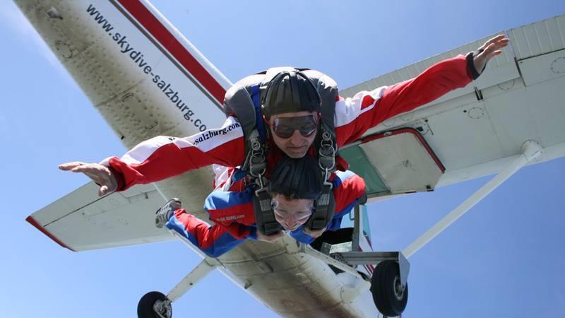 Skydiving über Salzburg