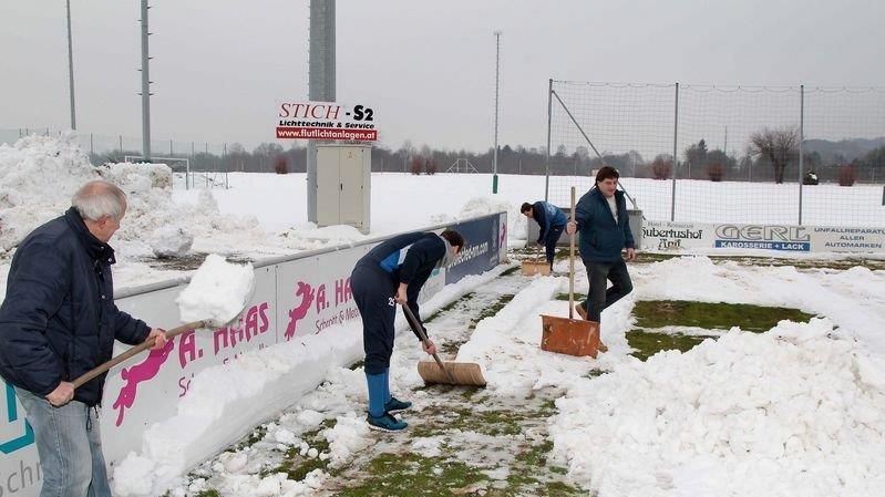 Grödig schaufelt sich frei