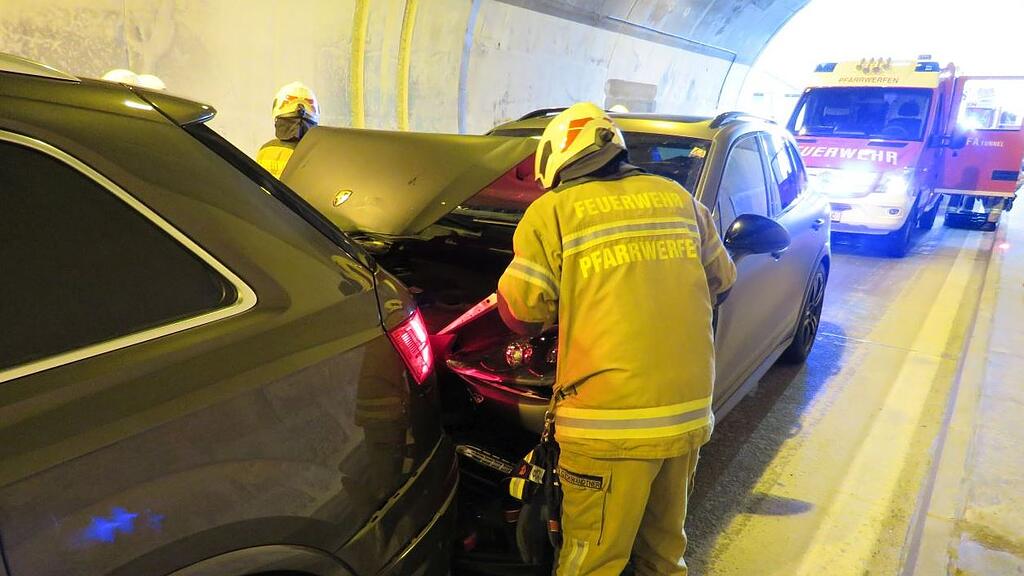 Crash im Zetzenbergtunnel