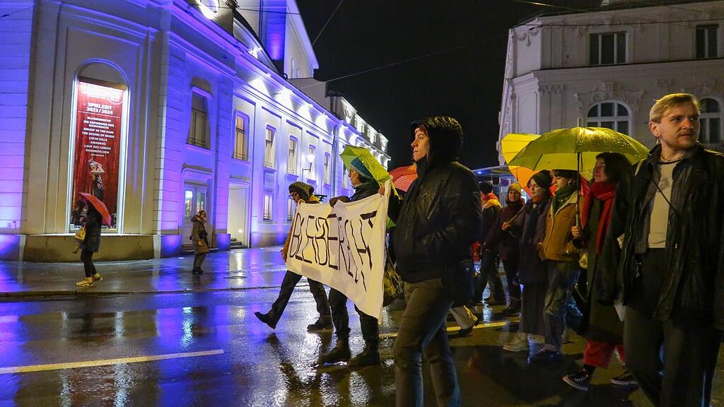 "Demo gegen Rechts" in Salzburg
