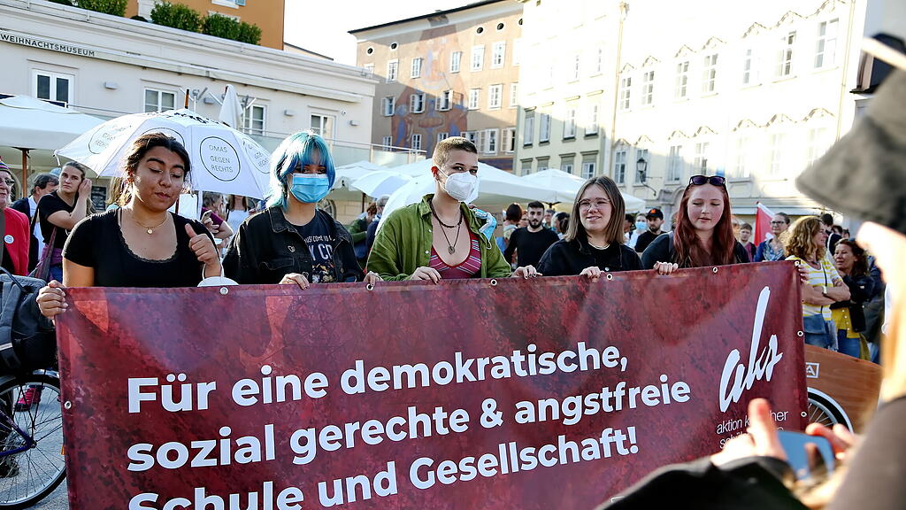 Demo in Salzburg für Afghanistan