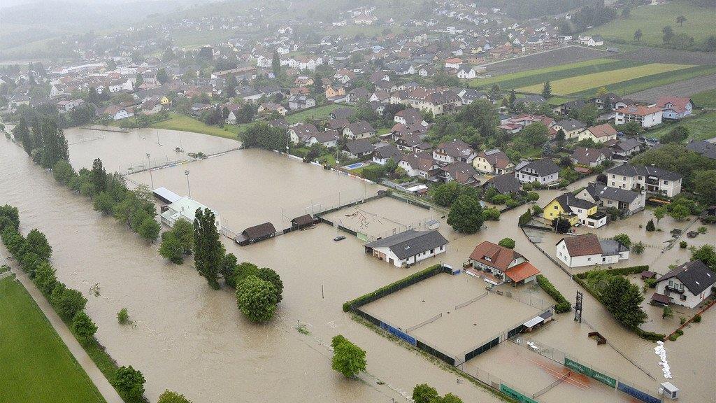 Unwetter in Österreich
