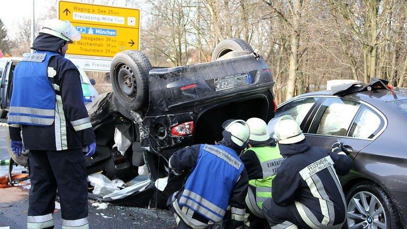 Schwerer Crash in Freilassing
