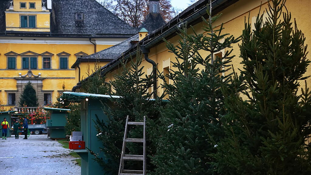 Hellbrunner Adventzauber: Aufbau