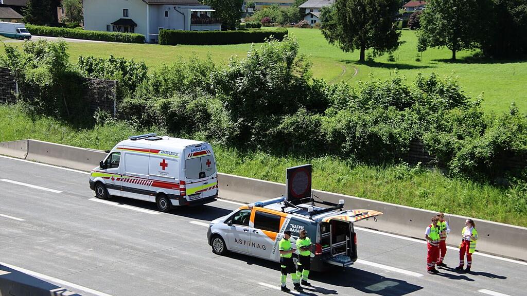 KLima-Blockade auf A10 bei Hallein