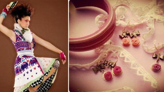 Beim Edelstoff-Designmarkt gibt es unter anderem Mode von heidie’s und Schmuck von Phillada