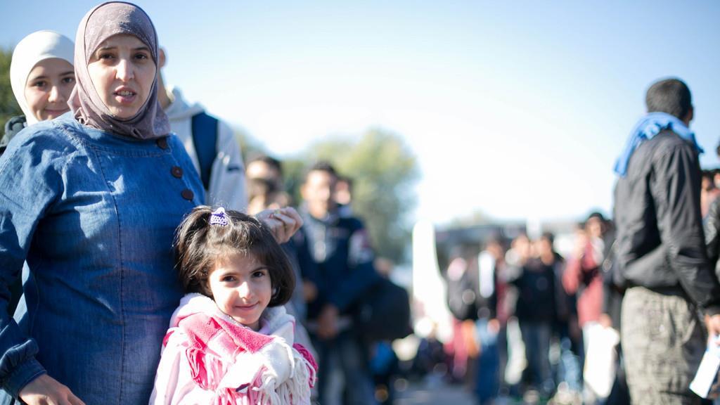 Flüchtlinge am Donnerstag in Salzburg