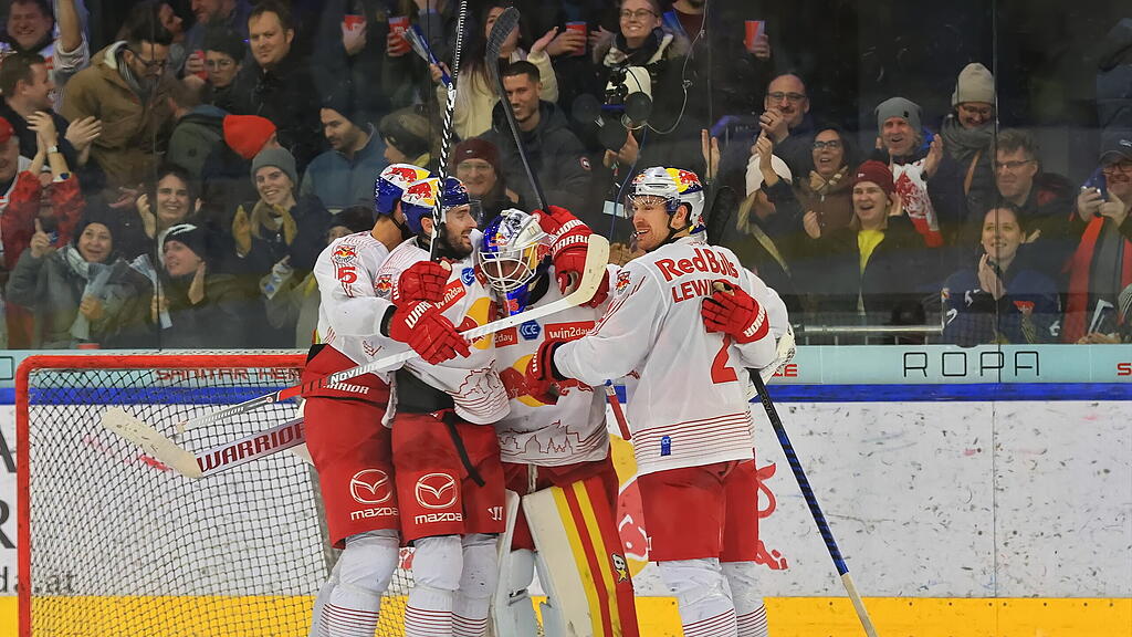 EC Red Bull Salzburg schlägt Black Wings Linz