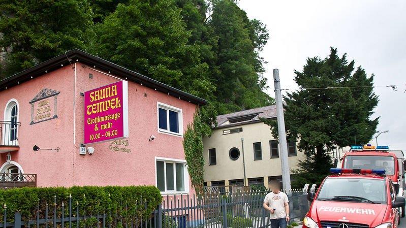 Felssturz in Fürbergstraße