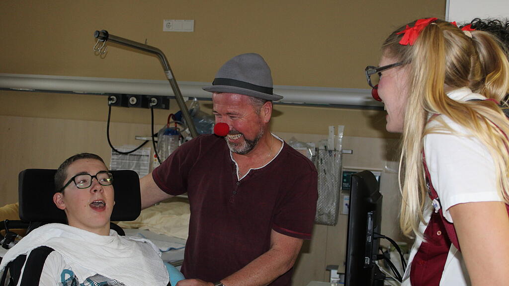 Clownvisite im Salzburger Uniklinikum