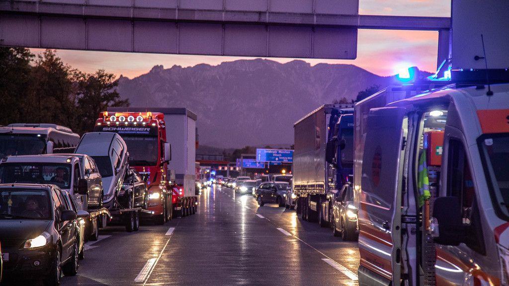 Auffahrunfall auf der A1