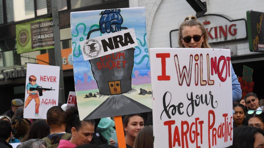 "March for our lives" in Los Angeles