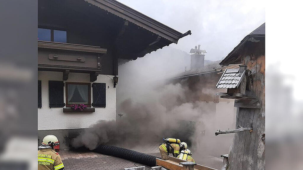 Kellerbrand in Piesendorf