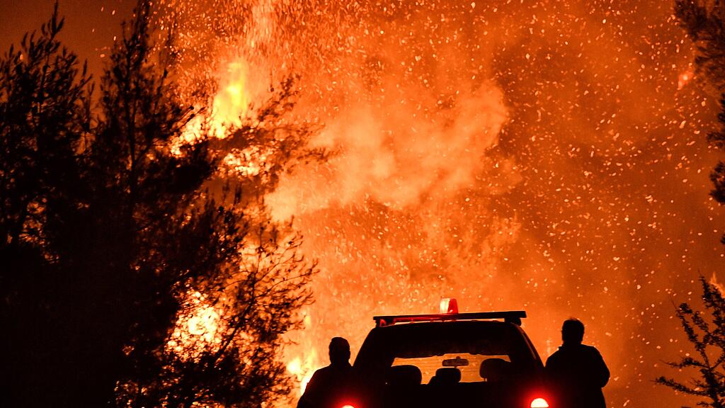 Waldbrand, Buschbrand, Griechendland