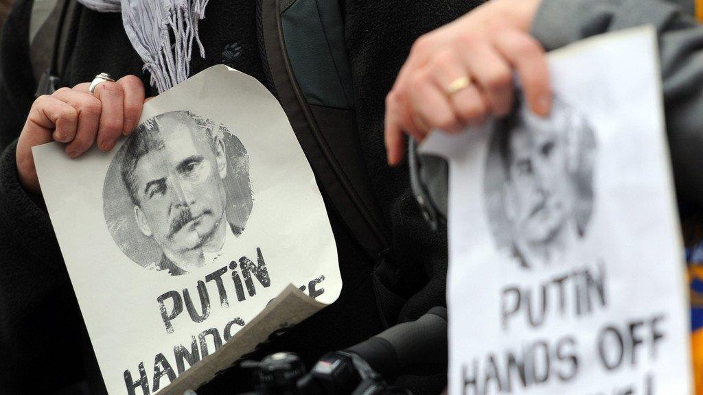 Anti-Putin Demonstrationen