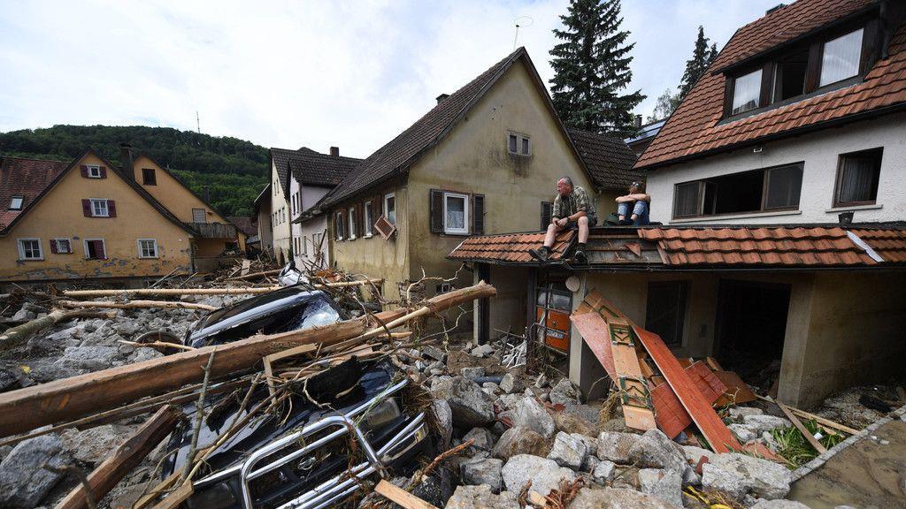 Verheerende Unwetterschäden in Deutschland
