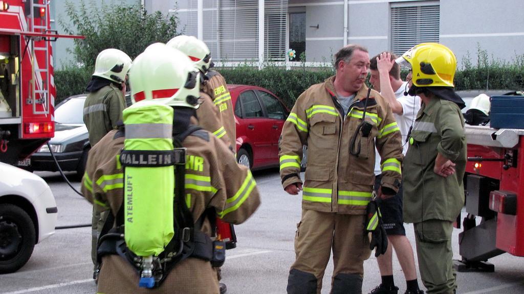 Küchenbrand in Hallein