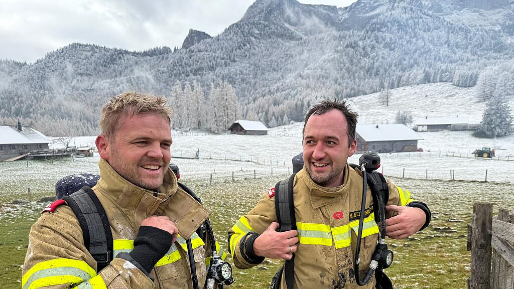 Buchbergalm in St. Gilgen abgebrannt