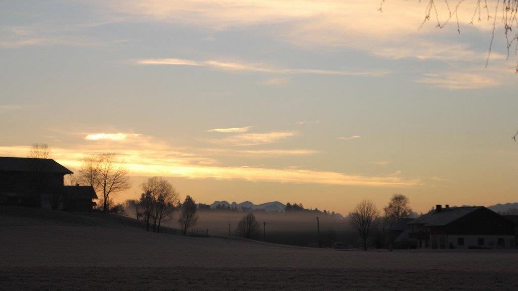 Sonnenaufgang im Rupertigau