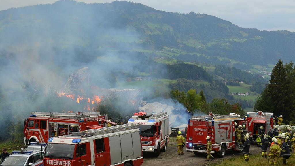 Bauernhof in St. Veit niedergebrannt