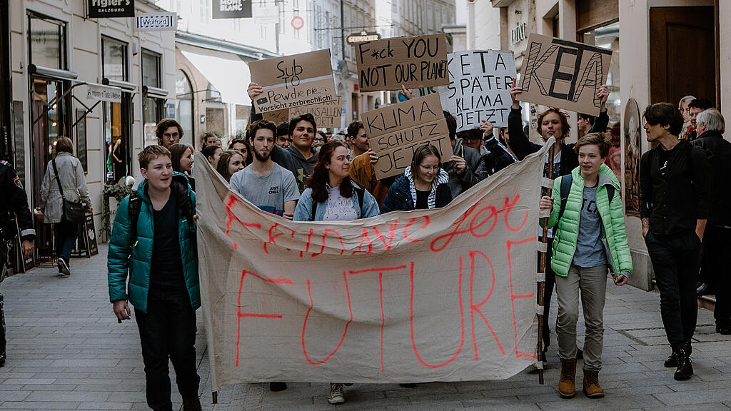 Klimastreik in Salzburg