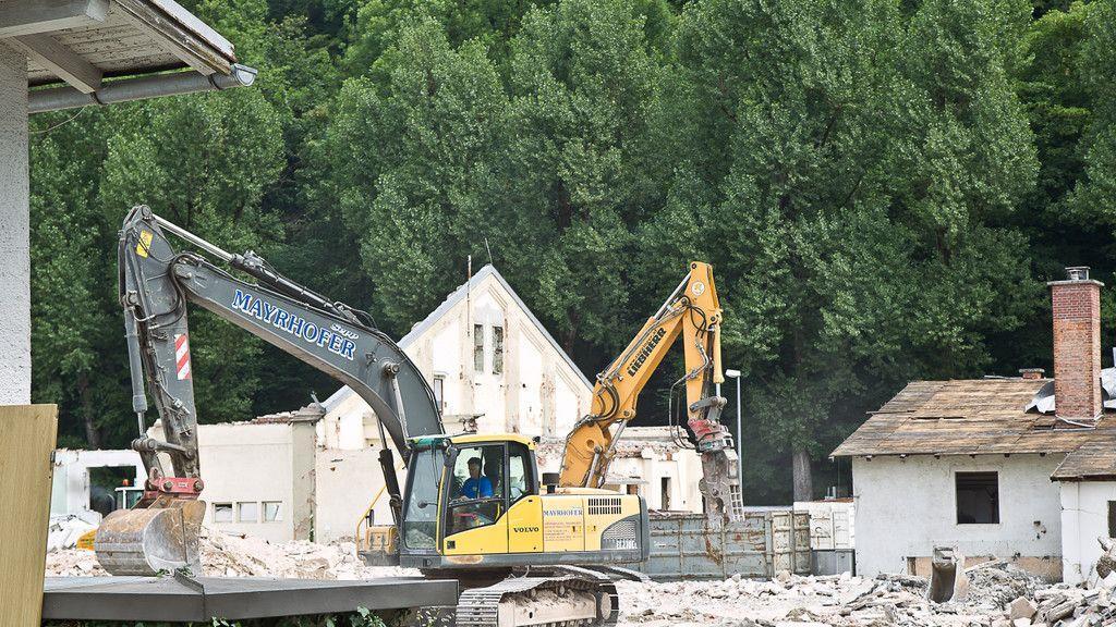 Riedenburg-Kaserne: Abriss nahezu abgeschlossen