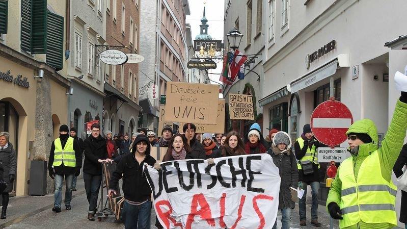 Demo in Salzburg