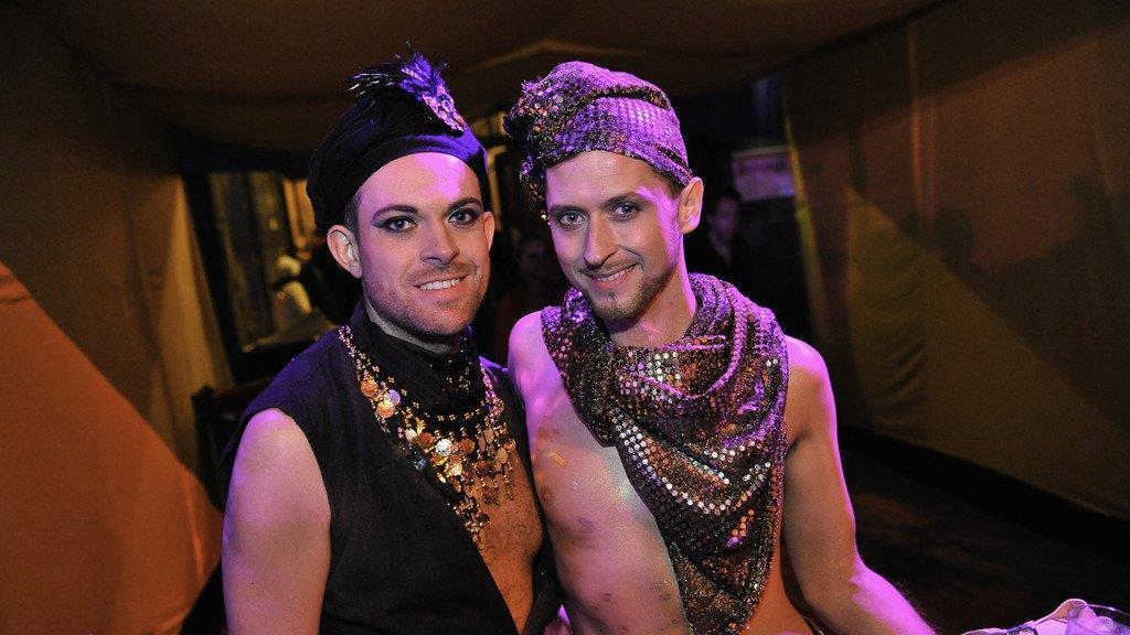Beim Life Ball im Rathaus