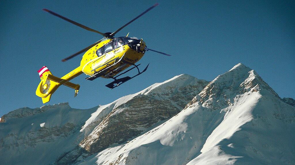 Die 4-jährige Skischülerin wurde per Helikopter ins Krankenhaus geflogen.