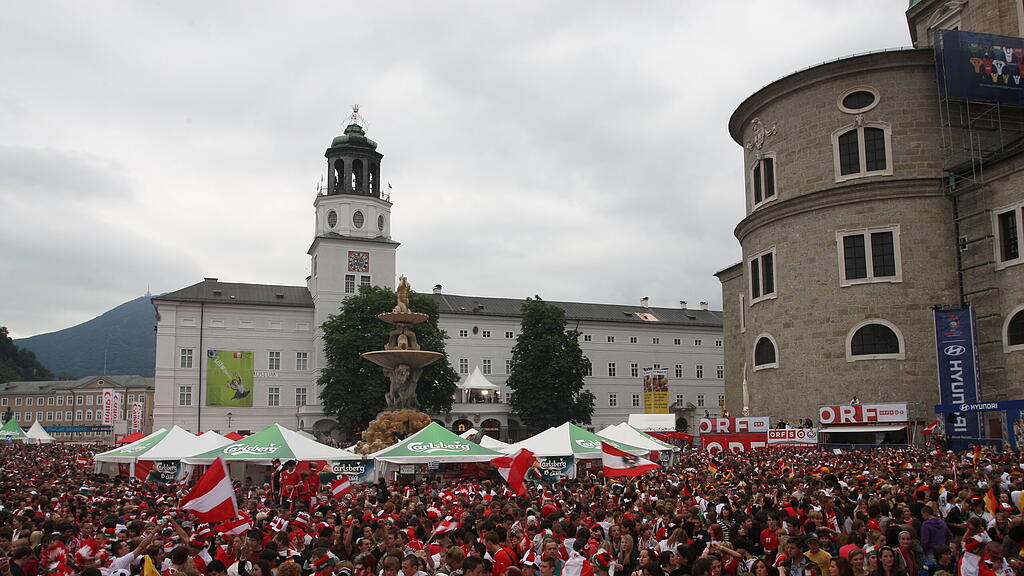 Fanzone bei Fußball-EM 2008 in Salzburg