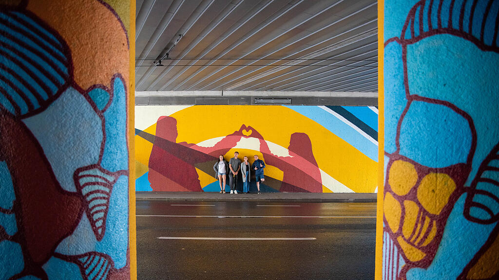 Graffiti-Projekt in der Stadt Salzburg
