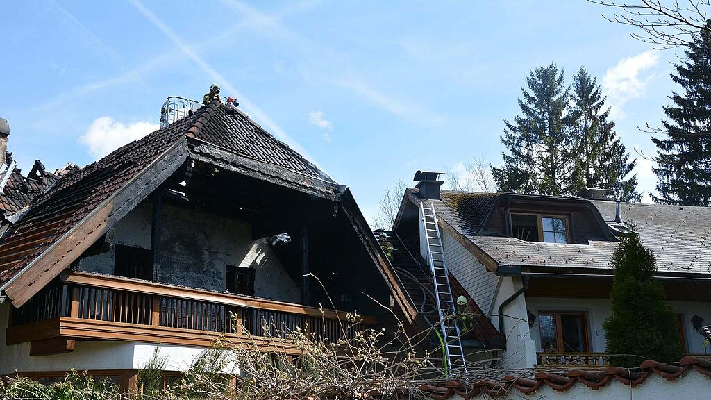 Dachstuhlbrand Bad Vigaun