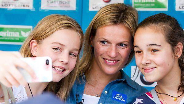 Selfie mit Marlies Schild gibt's nicht jeden Tag